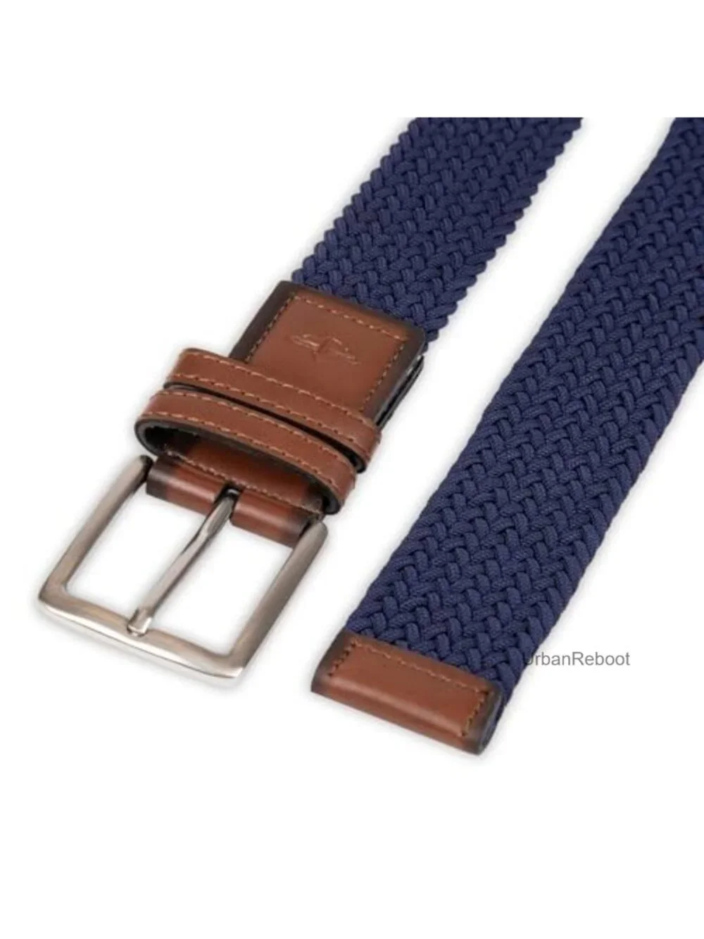 Men's Stretch Fabric Braided Belt Fully Adjustable